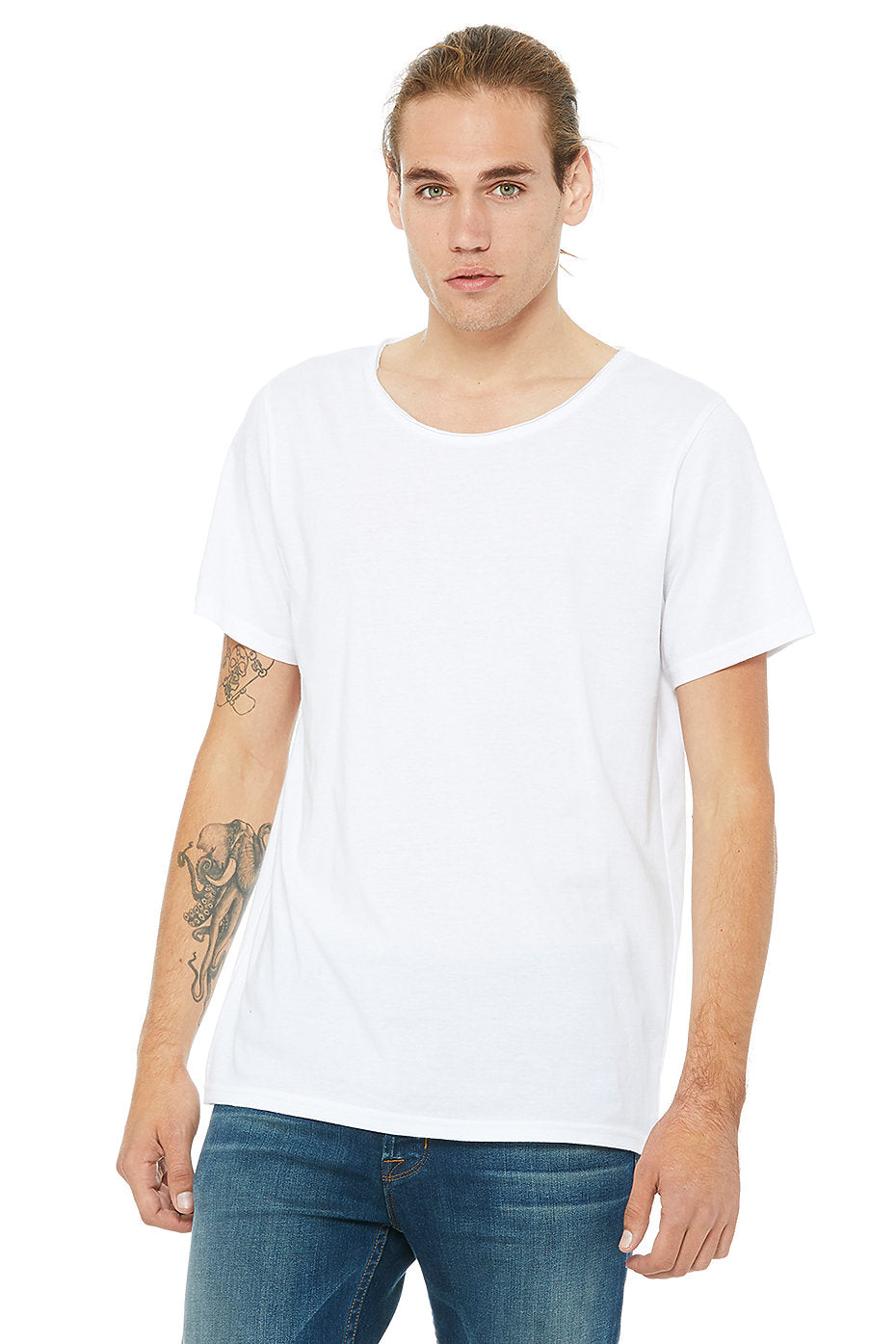 MEN'S JERSEY RAW NECK TEE