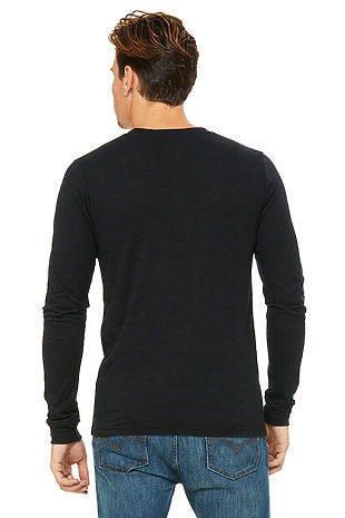 UNISEX JERSEY LONG SLEEVE TEE - Black